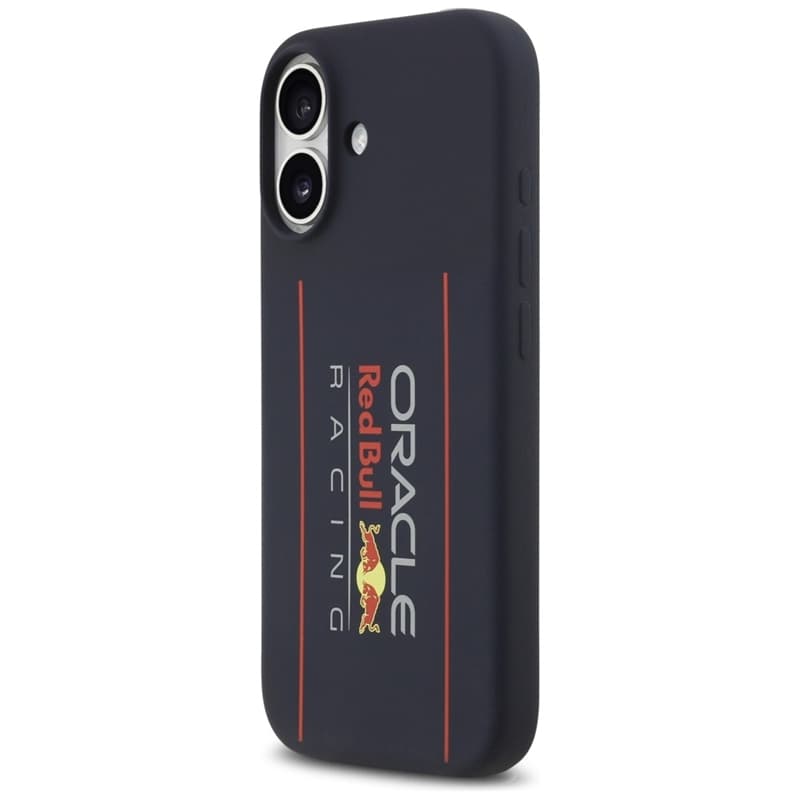 Red Bull Silicone Oversize Vertical Logo MagSafe - iPhone 17 Case (Navy Blue) 1
