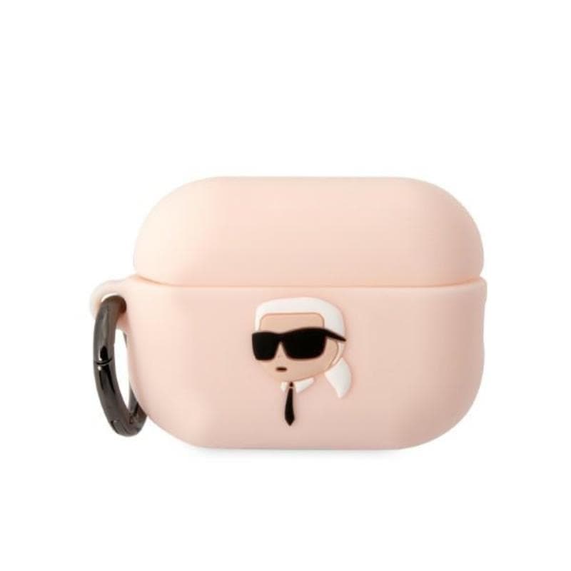 Karl Lagerfeld Silicone NFT Karl Head 3D - AirPods Pro 2 Case (pink) 1