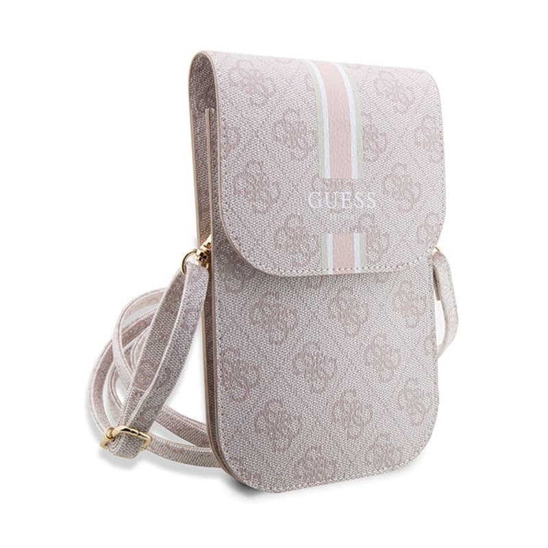 Guess 4G Stripes - Crossbody phone bag (pink) 3