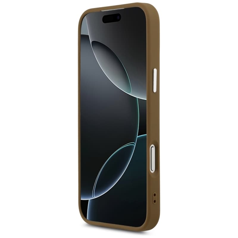 Guess Triangle Logo MagSafe - Case iPhone 17 Pro (Brown) 5