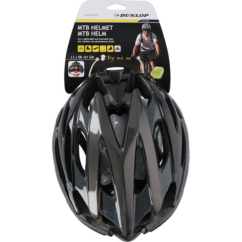 Dunlop - MTB Bike Helmet s. L (Black) 3