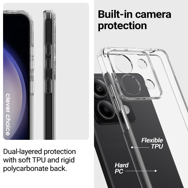 Crong Crystal Shield Cover - Samsung Galaxy A25 5G Case (Transparent) 2