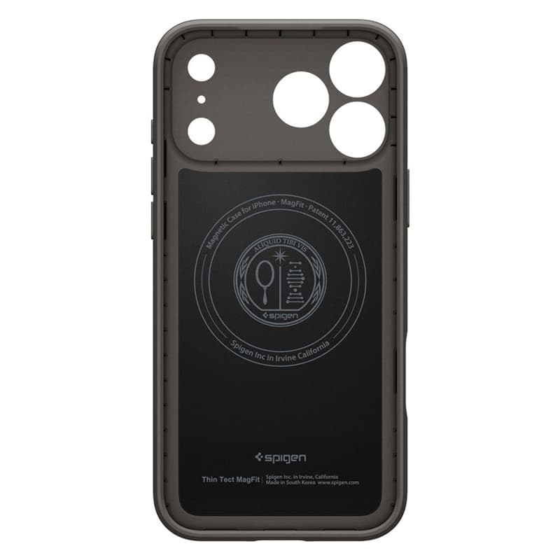 Spigen Thin Fit Mag MagSafe - Case for iPhone 17 Pro Max (Gunmetal) 5