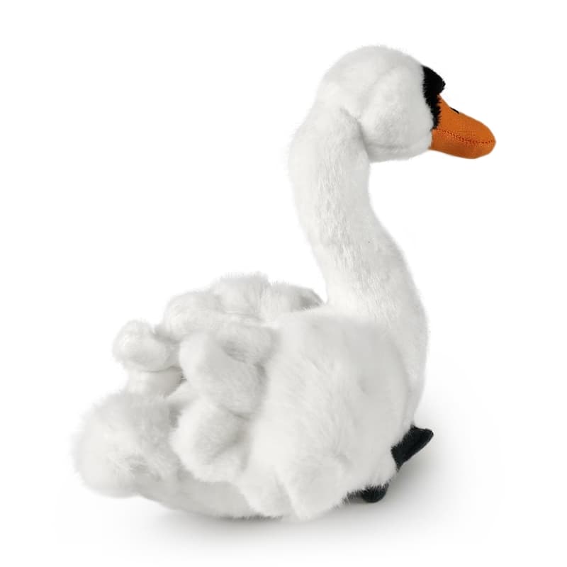 Rappa - Plush realistic swan stuffed animal 20 cm Eco-Friendly 4