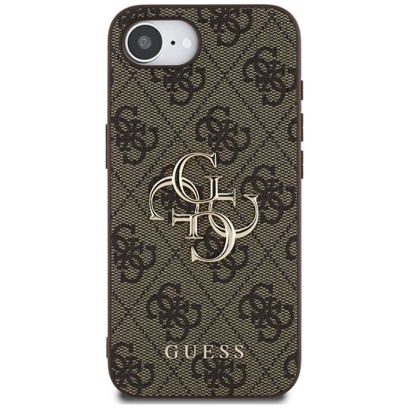 Guess 4G Big Logo - Case for iPhone 16e (brown) 3