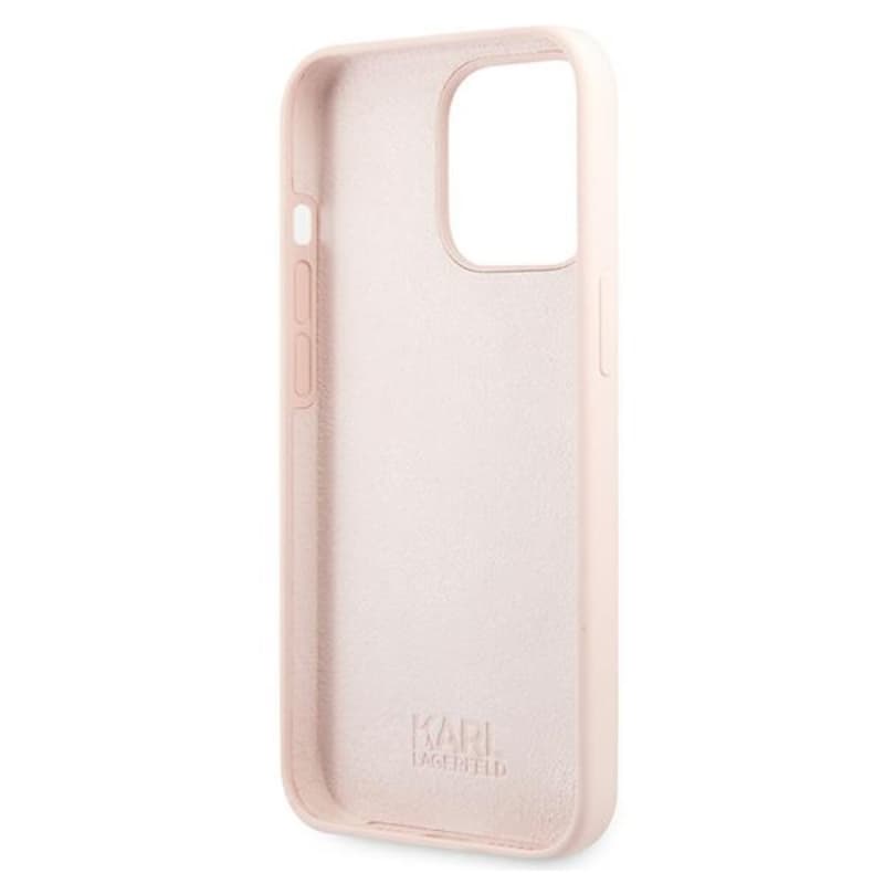 Karl Lagerfeld Silicone Karl & Choupette - Case for iPhone 13 Pro (Pink) 7