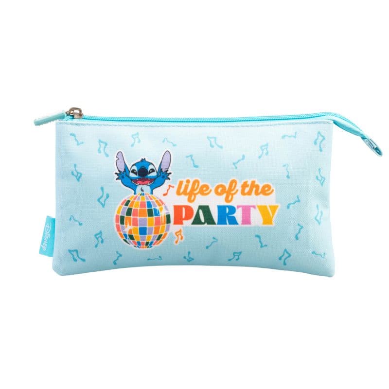 Disney Stitch - 3-compartment pencil case from the Waves collection 1