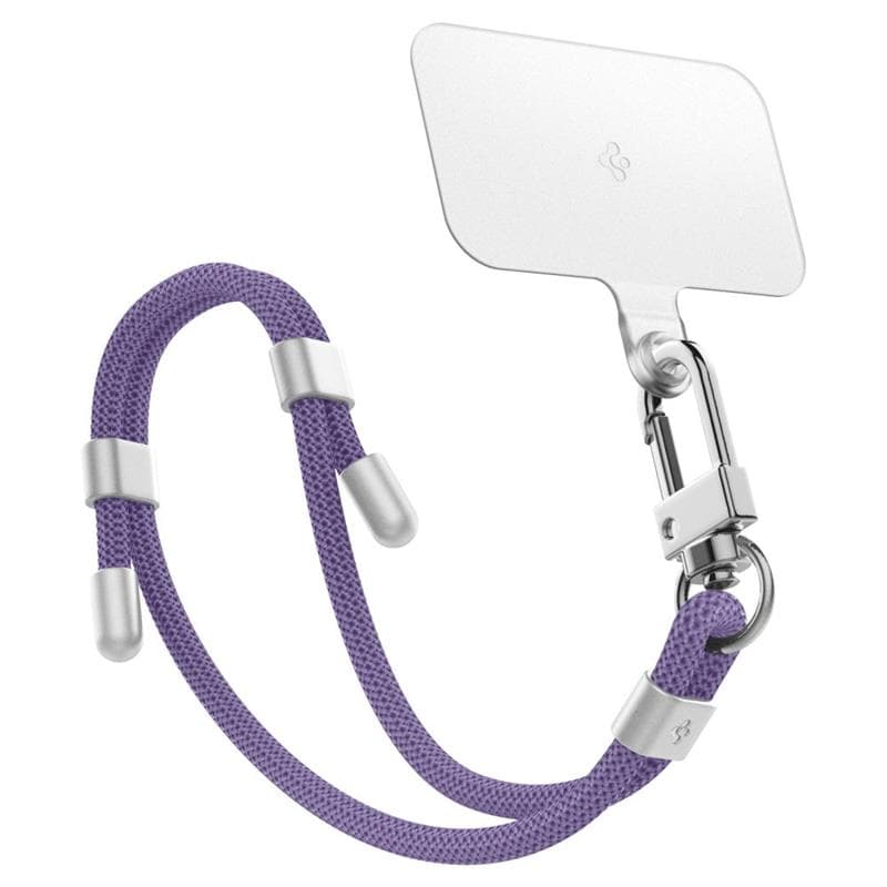 Spigen Universal Strap Set Crossbody & Wrist - Phone Strap for Shoulder & Wrist (Deep Purple) 8