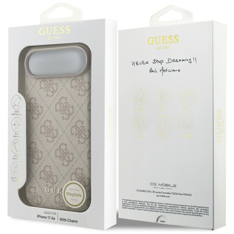 Guess 4G Charms Collection MagSafe - iPhone Air Case (Pink) 7