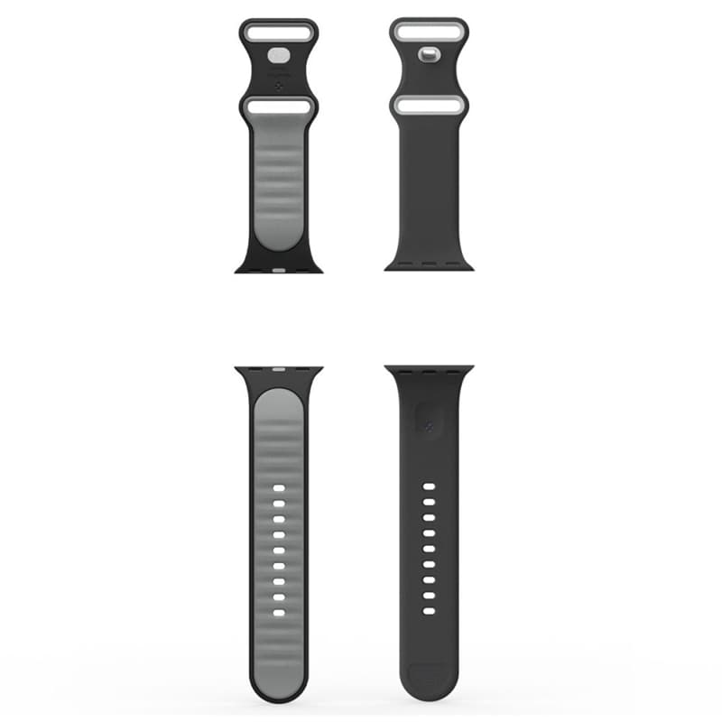 Spigen Nano Pop - Strap for Apple Watch 44/45/46/49 mm (Black Sesame) 6