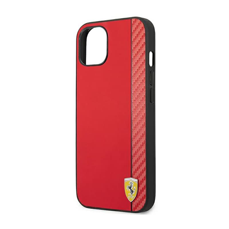 Ferrari Carbon - Case for iPhone 14 Plus (Red) 7