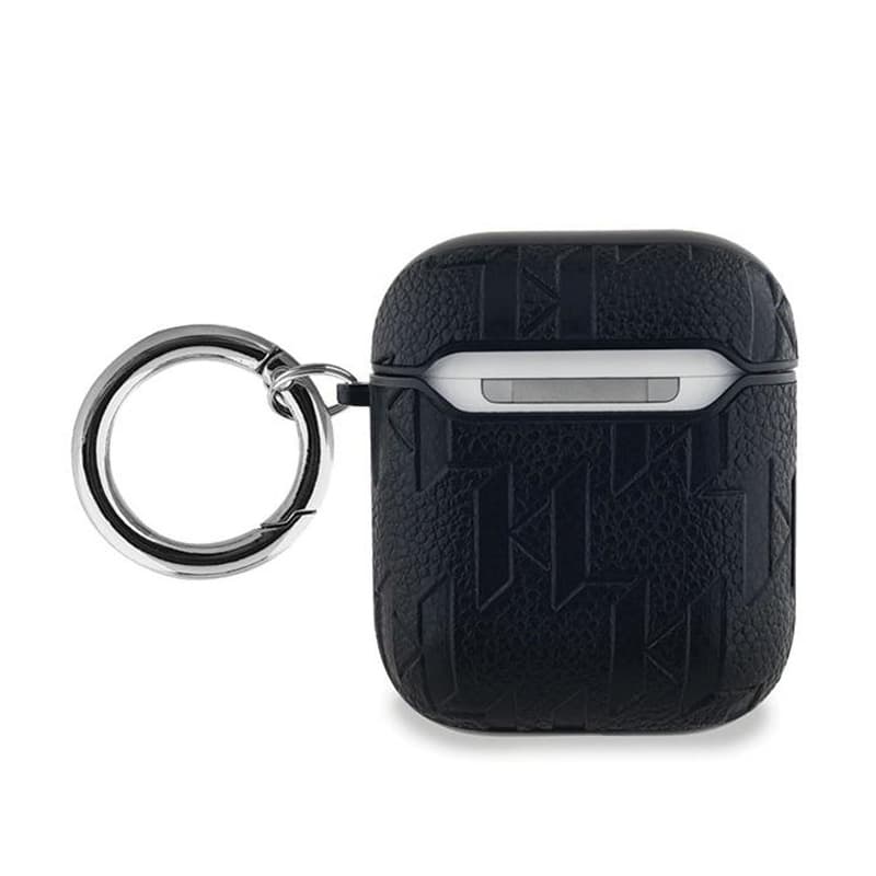 Karl Lagerfeld Monogram Choupette Head - AirPods 1/2 gen case (black) 2