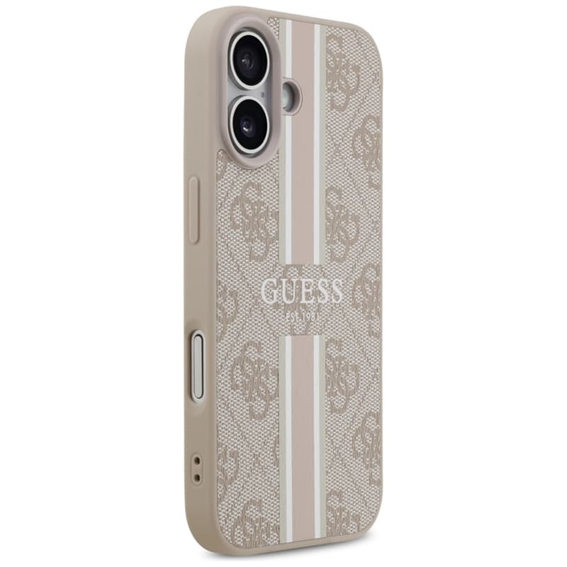 Guess 4G Printed Stripes MagSafe - Case iPhone 17 (pink) 4