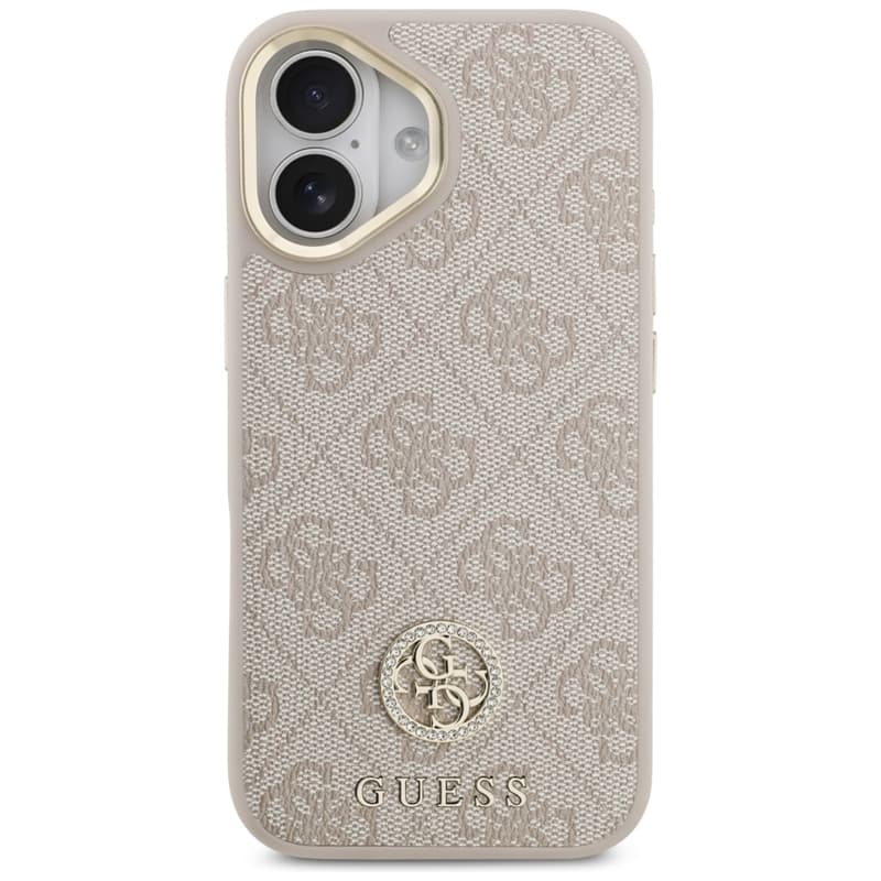 Guess 4G Strass Logo MagSafe - Case iPhone 17 Pro (Pink) 3