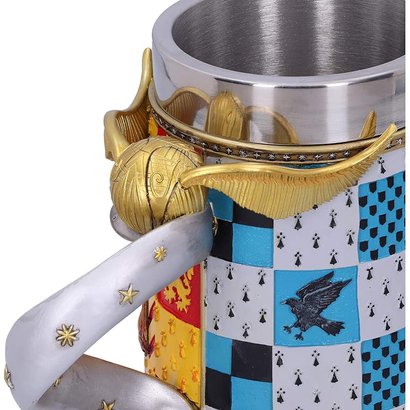 Harry Potter - Stainless Steel Mug/Skull in Golden Snitch Gift Box 600ml 5