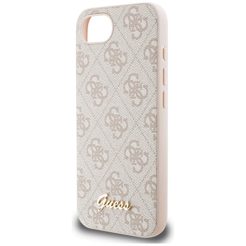 Guess 4G Script Logo MagSafe - Case for iPhone 16e (pink) 5