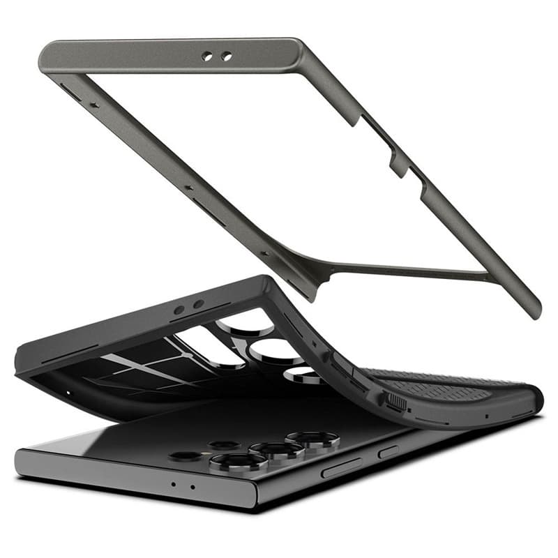 Spigen Neo Hybrid - Case for Samsung Galaxy S24 Ultra (Gunmetal) 7