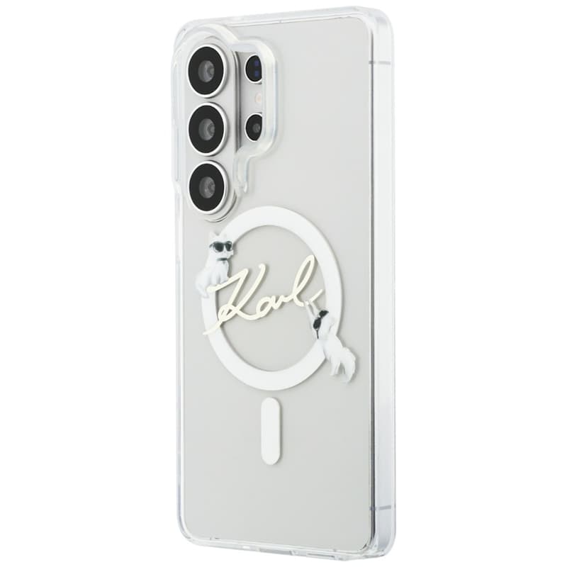 Karl Lagerfeld IML KC Script MagSafe - Samsung Galaxy S26 Ultra Case (Clear) 2