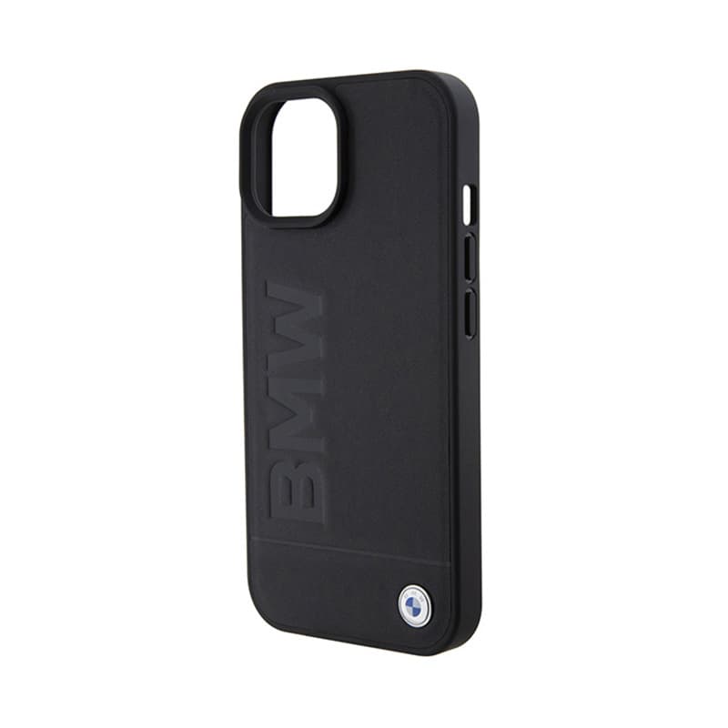 BMW Leather Hot Stamp MagSafe - iPhone 15 Case (Black) 6