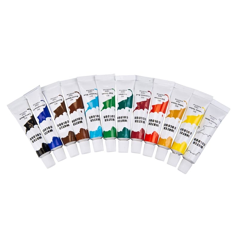 Watercolor paints in 12ml tubes 12 pcs. 2