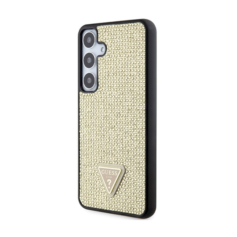 Guess Rhinestone Triangle - Case Samsung Galaxy S24+ (Gold) 2