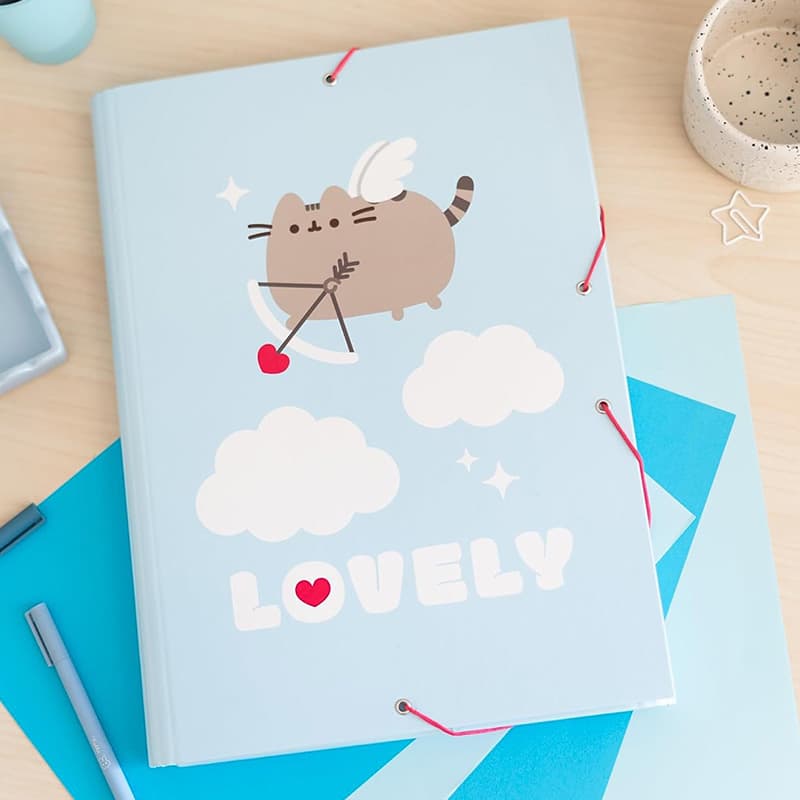 Pusheen - Folder / document storage bag from the Purrfect Love collection (24.5 x 34 cm) 4