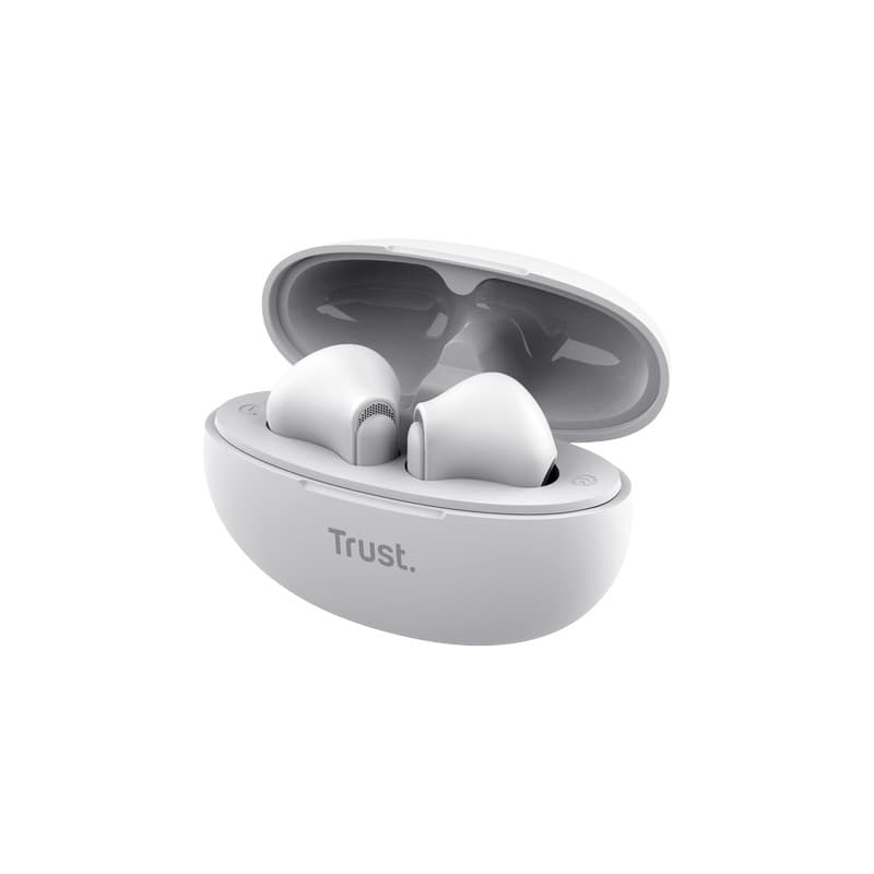 Trust Yavi - Wireless Earbuds Bluetooth TWS with Charging Case & ENC (White) 4