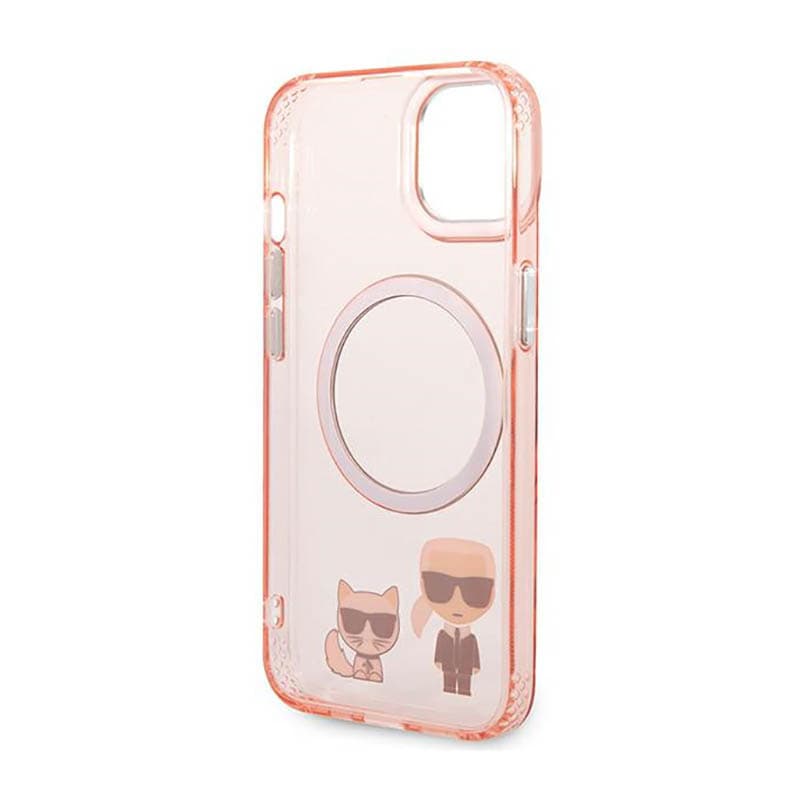 Karl Lagerfeld Karl&Choupette Aluminium MagSafe - Case for iPhone 14 Plus (Pink) 7