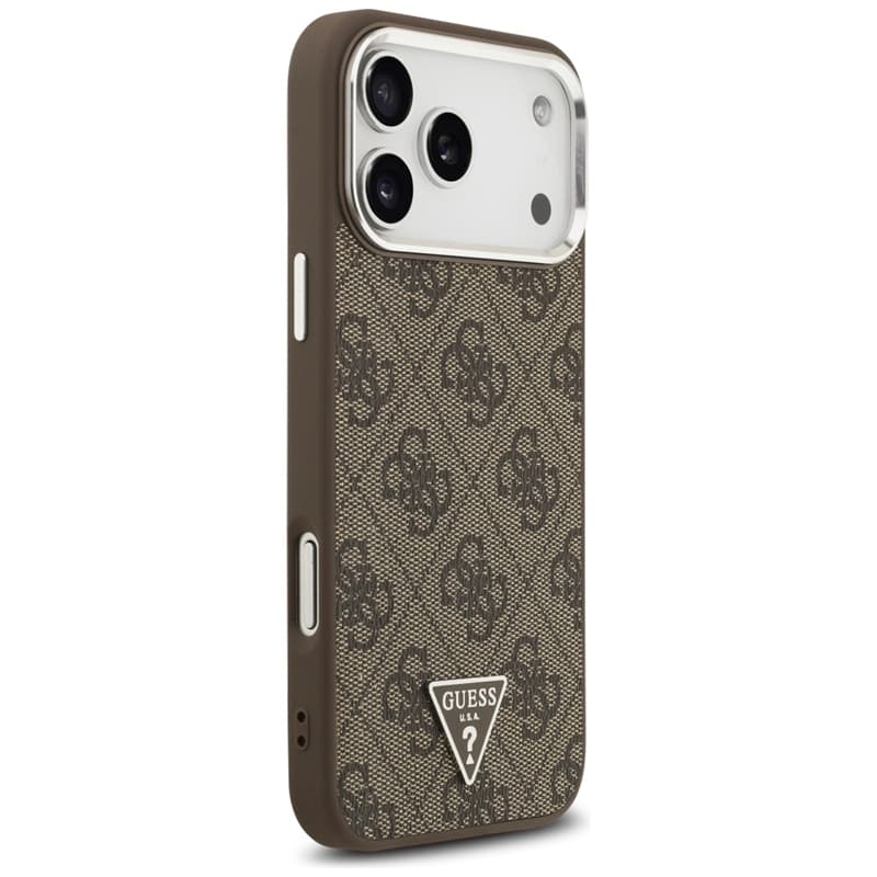 Guess 4G Triangle Logo MagSafe - Case iPhone 17 Pro Max (brown) 4