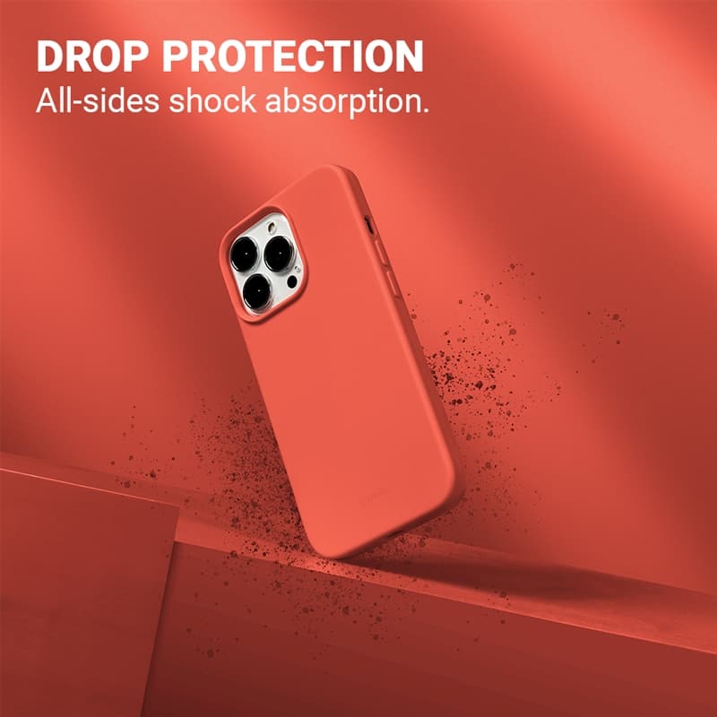 Crong Color Cover - iPhone 13 Pro Case (Coral) 2