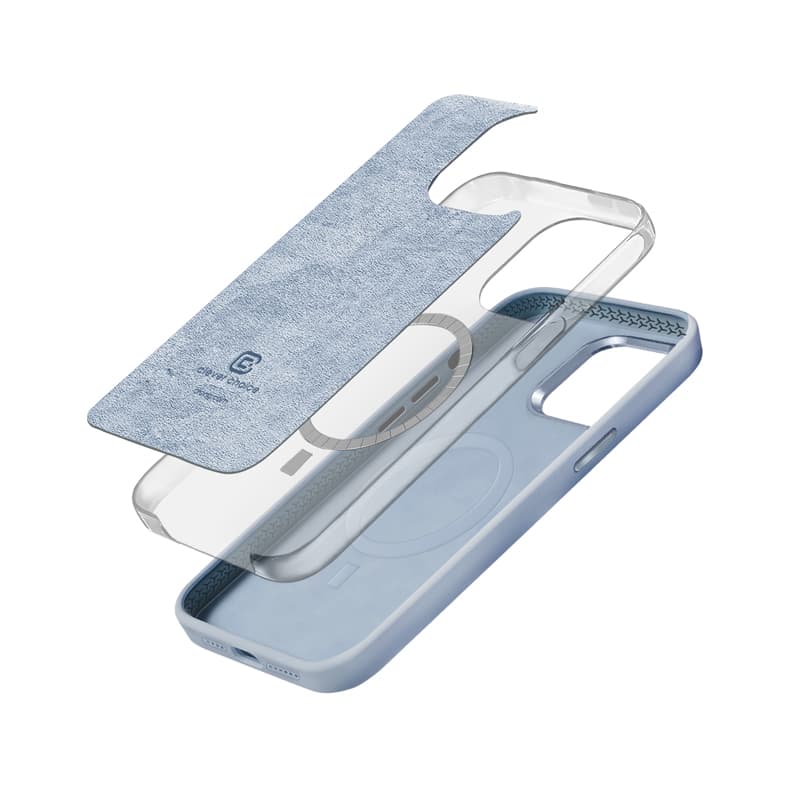 Crong Color Cover LUX Magnetic - iPhone 15 Plus MagSafe Case (Blue) 2