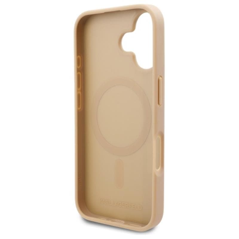 Karl Lagerfeld Hot Stamp MagSafe - Case for iPhone 16 (beige) 7