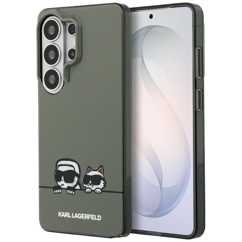 Karl Lagerfeld IML Peekaboo Karl & Choupette MagSafe - Samsung Galaxy S26 Ultra Case (Black)