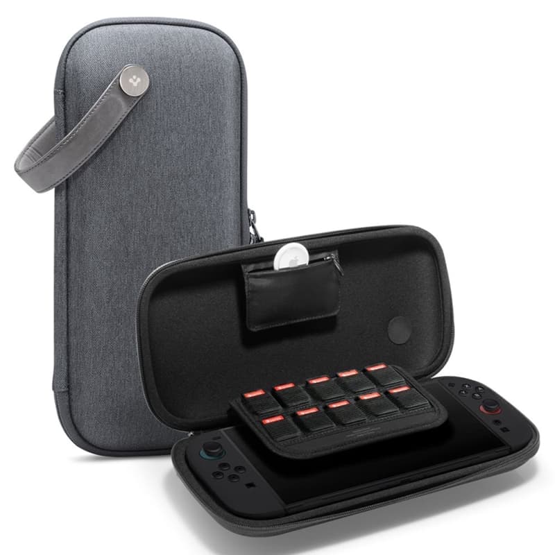 Spigen Klasden Pouch - Case for Nintendo Switch 2 (Charcoal Grey) 1