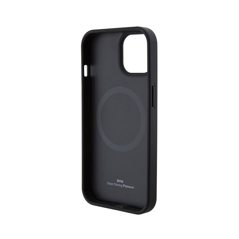 BMW Leather Hot Stamp MagSafe - iPhone 15 Case (Black) 7