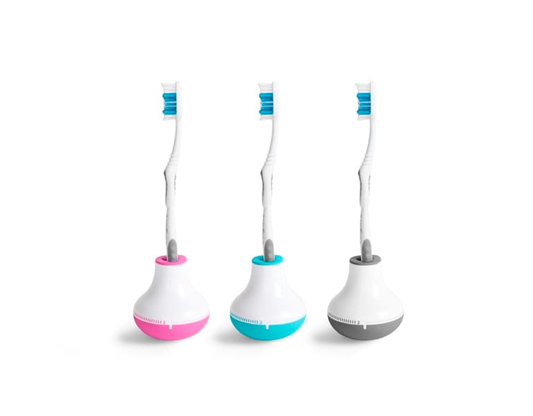 Quirky Bobble Brush - Timer for tooth brushing with handle (Blue) 2