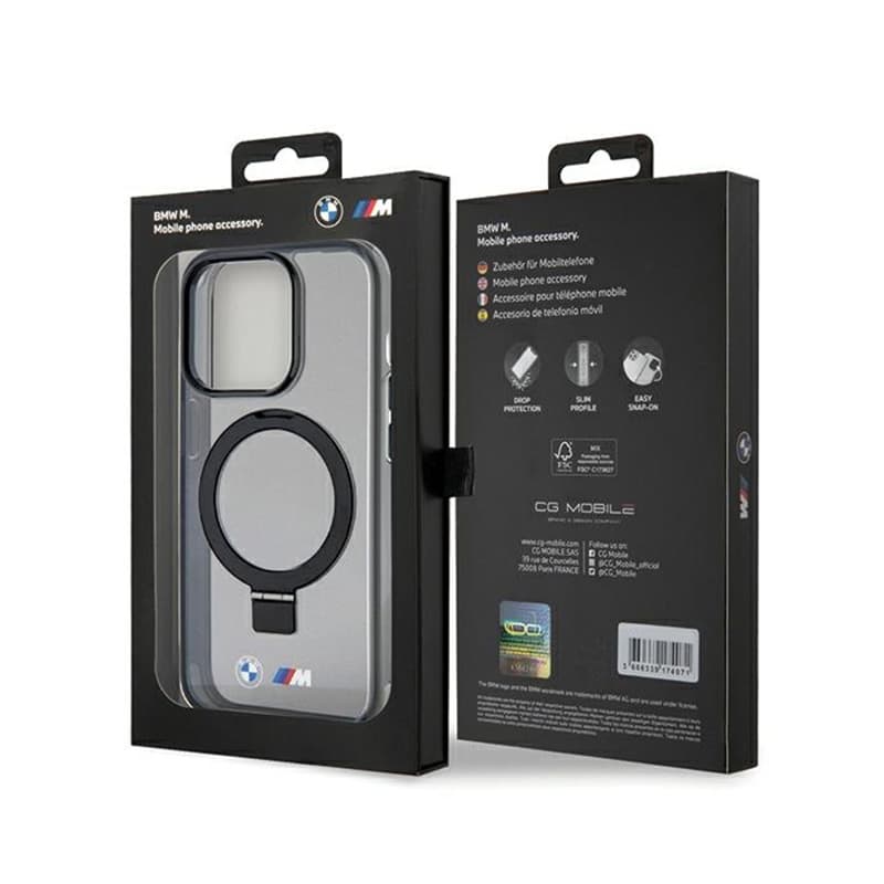 BMW Ring Stand M Collection MagSafe - Case for iPhone 15 Pro (Black) 8