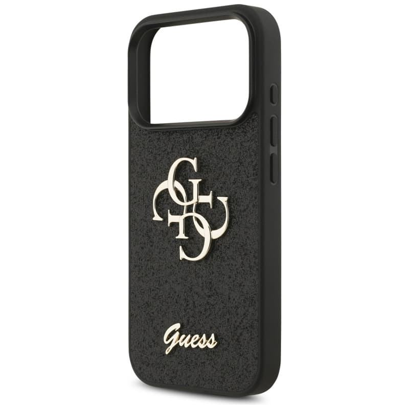 Guess Fixed Glitter Big 4G - Case for iPhone 17 Pro (black) 6