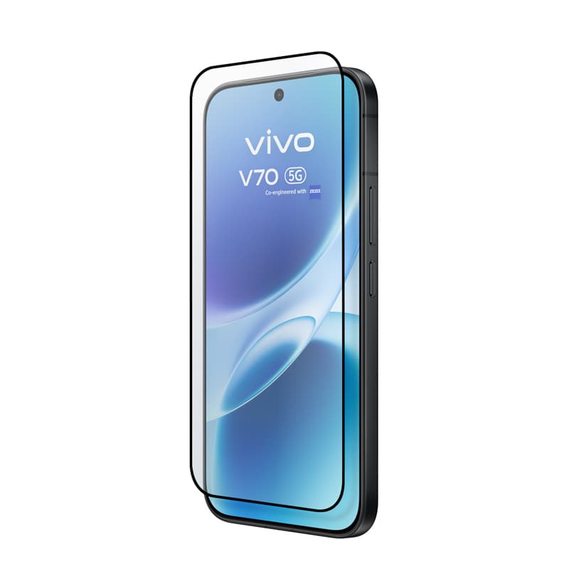 Crong 3D Armour Glass Lite - Full Glue Tempered Glass for Vivo V70 5G 2