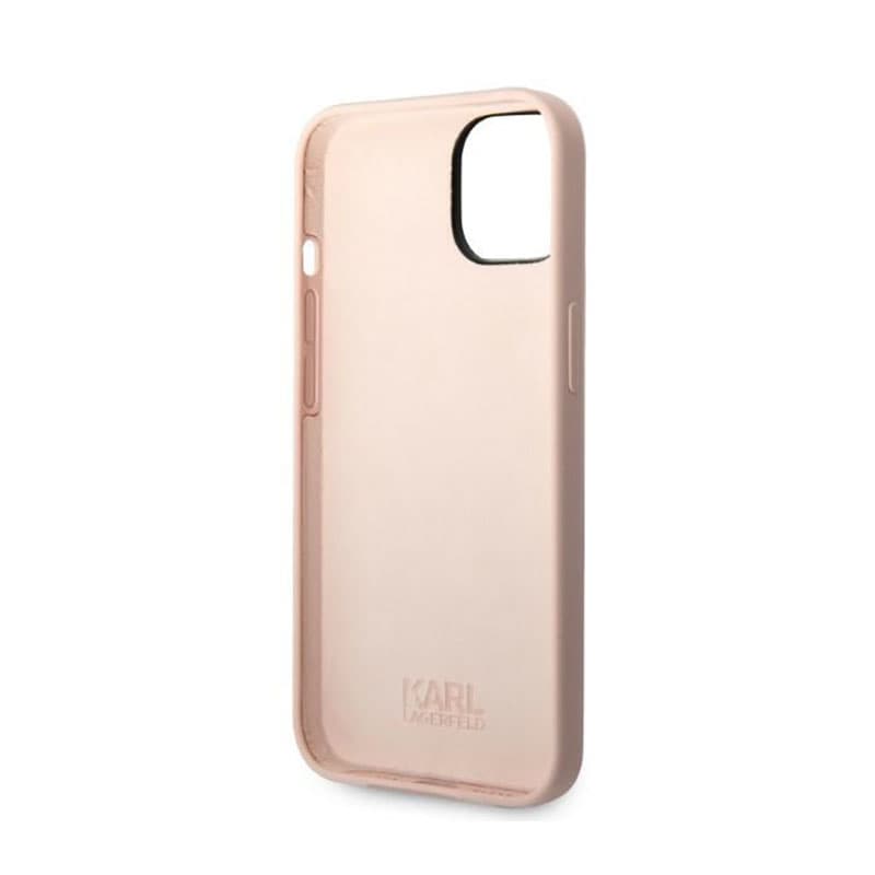 Karl Lagerfeld Silicone NFT Ikonik - Case for iPhone 14 Plus (Pink) 7