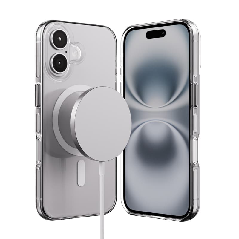 Crong Clear MAG Pro - iPhone 16 MagSafe Case (Clear) 1