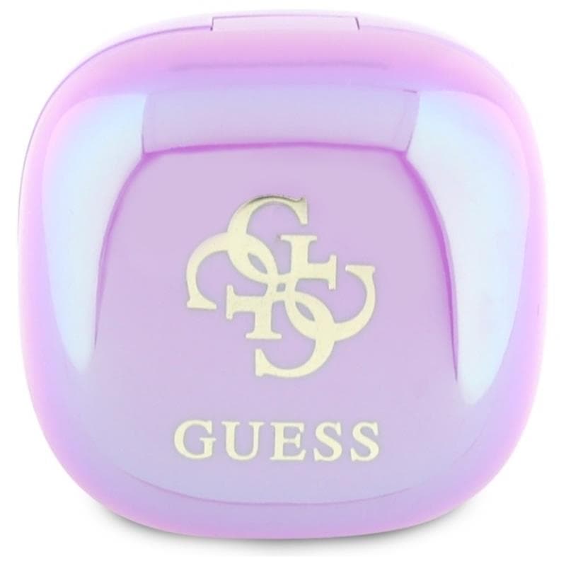 Guess 4G Printed Logo - Bluetooth TWS Headphones + Charging Case (Purple) 2