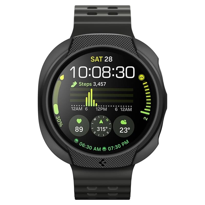 Spigen Liquid Air - Case for Samsung Galaxy Watch 8 44 mm (Matte Black) 3