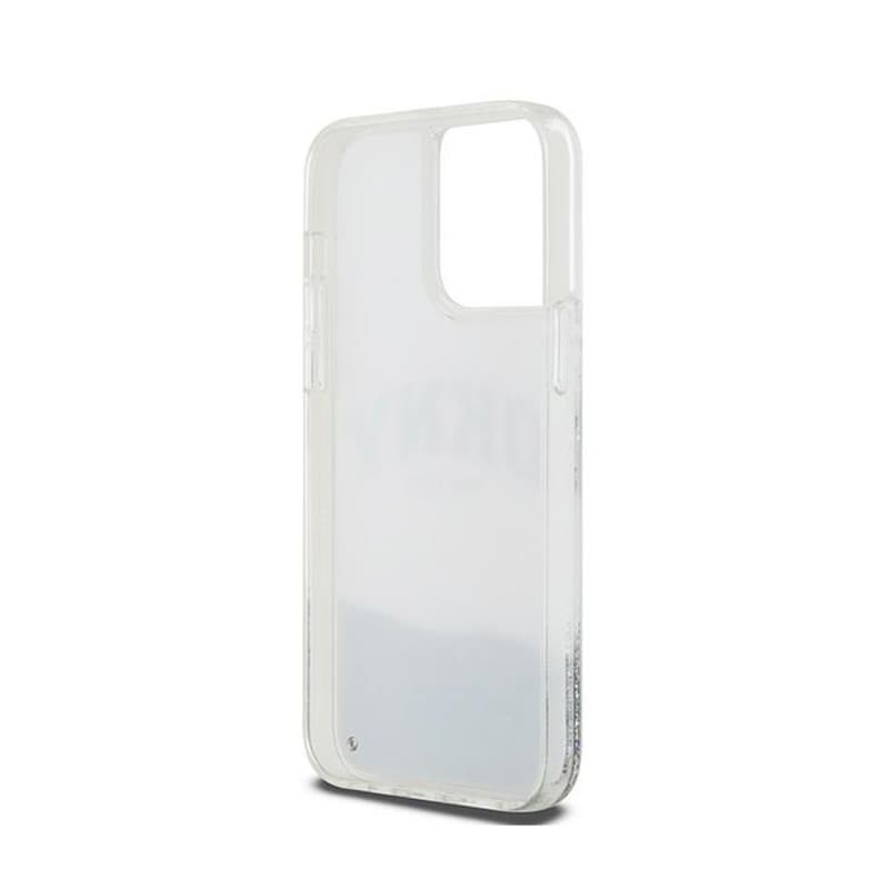 DKNY Liquid Glitter Big Logo - Case for iPhone 15 Pro Max (white) 7