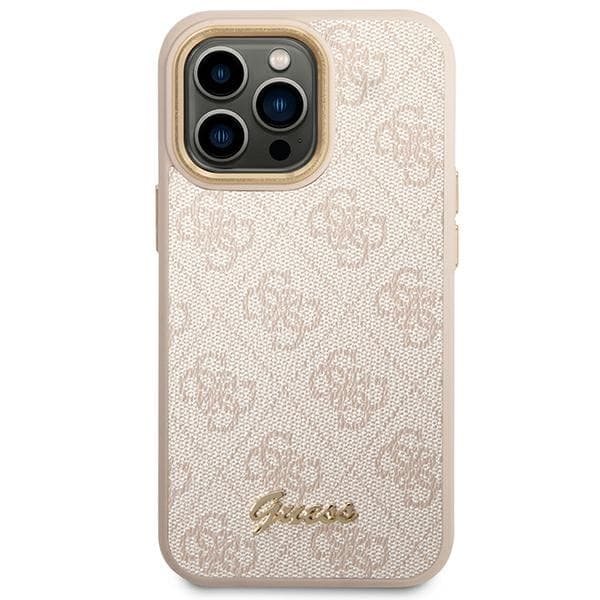 Guess 4G Metal Camera Outline Case - Case for iPhone 14 Pro Max (Pink) 3