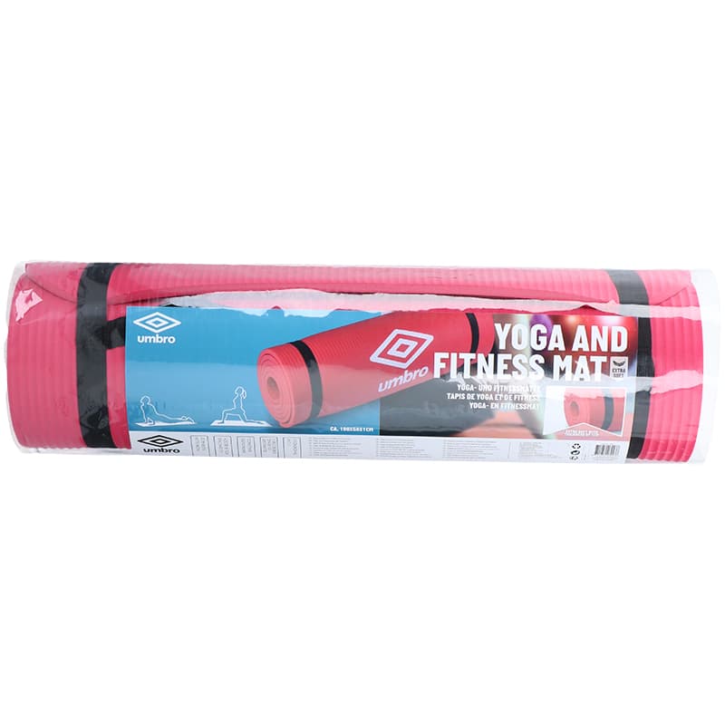 Umbro - Fitness yoga mat with conveyor belt 190x58 cm (red) 2