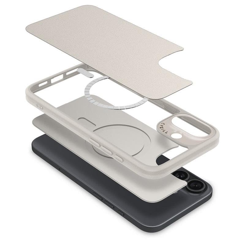 Spigen Cyrill Kajuk Mag MagSafe - Case for iPhone 16 (Cream) 7