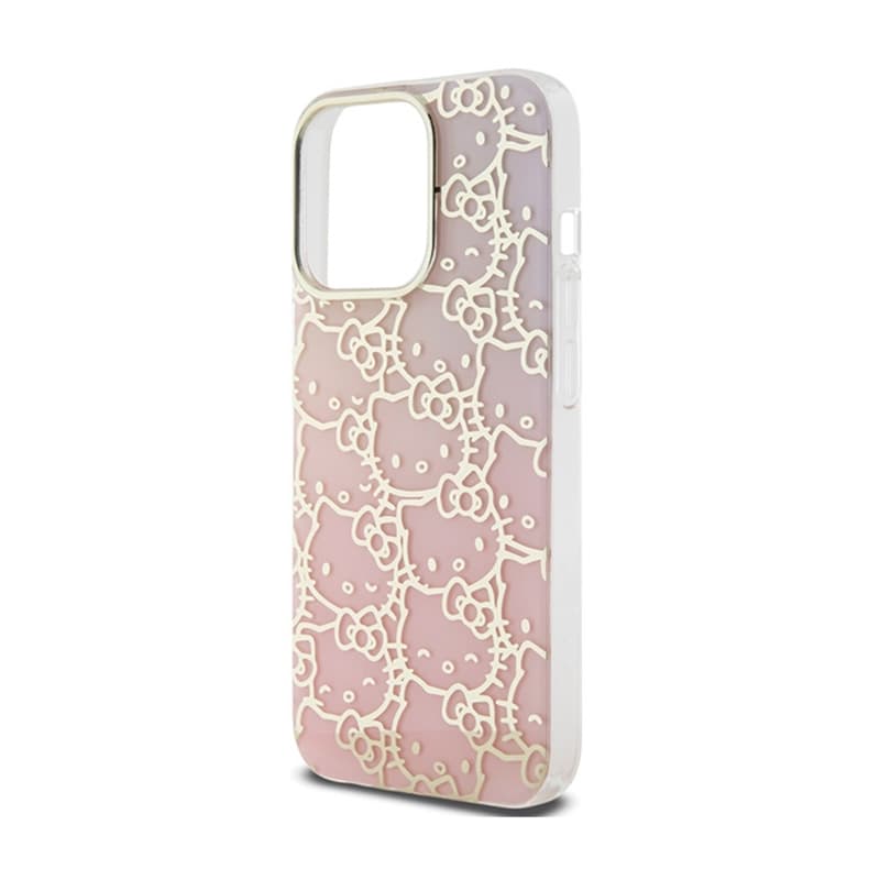 Hello Kitty IML Gradient Electrop Crowded Kitty Head - iPhone 13 Pro Case (pink) 6