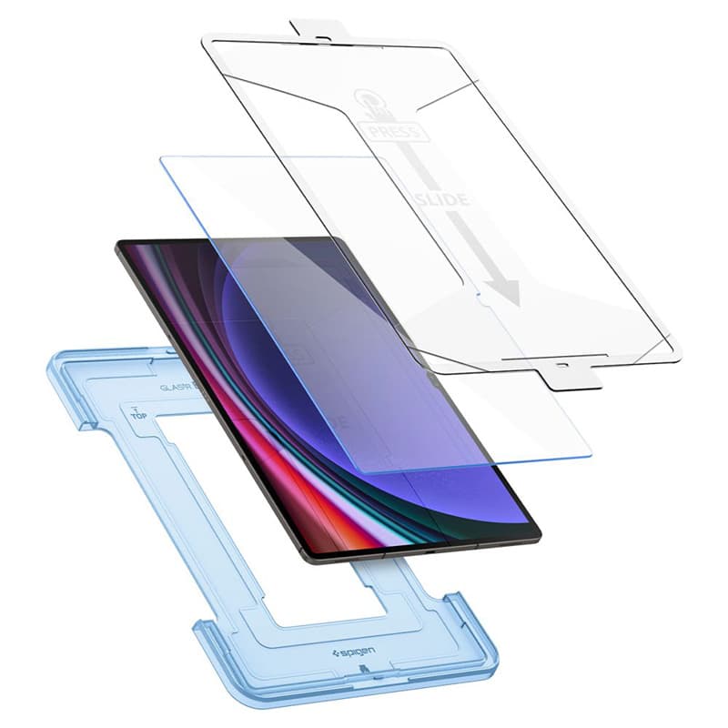 Spigen GLAS.TR EZ FIT - Tempered glass for Samsung Galaxy Tab S8 Ultra / S9 Ultra 14.6" (Transparent) 4