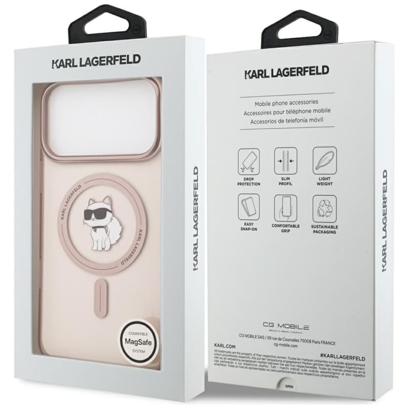 Karl Lagerfeld IML Choupette MagSafe - Case for iPhone 17 Pro Max (pink) 8